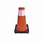 Tatco Traffic Cone, 14.5 x 1 x 36, Orange/Silver 25960 - alternate 4